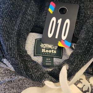#10...Roots Athletics Gray Knit Hoodie...Small